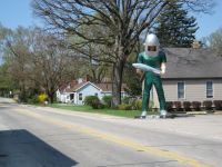 Space Age-Muffler Man-Gemini Giant in Wilmington, Illinois