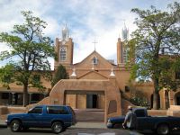 die Kirche San Felipe de Neri in (Old Town) Albuquerque, New Mexico